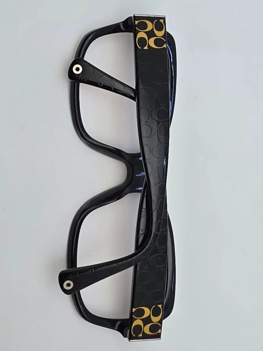 Coach HC 8001 L001 5053/11 Emma Black Gold on Pink Sunglasses Frame 57-17-135